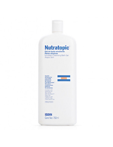 NUTRATOPIC GEL DE BAÑO EMOLIENTE PIEL ATOPICA 75
