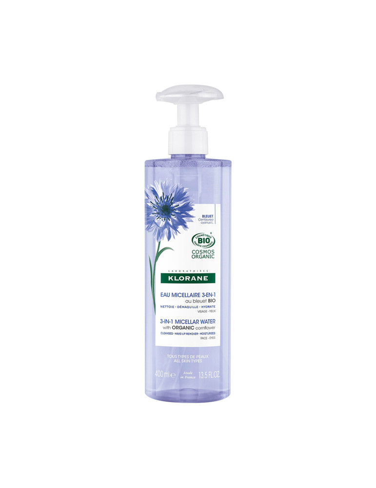 KLORANE AGUA MICELAR ACIANO 400 ML