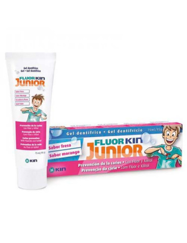 FLUOR KIN JUNIOR GEL FRESA 75 ML