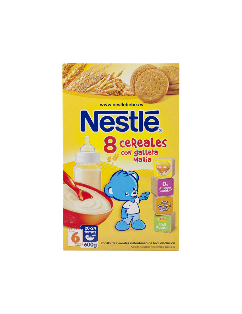 NESTLE 8 CEREALES GALLETA MARIA 900G
