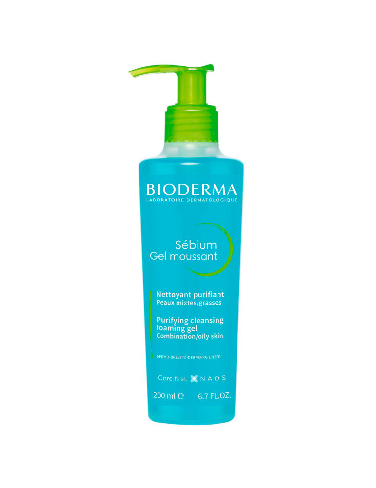 BIODERMA SEBIUM GEL MOUSSANT 200 ML CON DISPENSA