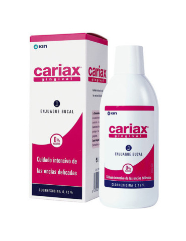 KIN CARIAX GINGIVAL ENJUAGUE BUCAL 500 ML ROSA