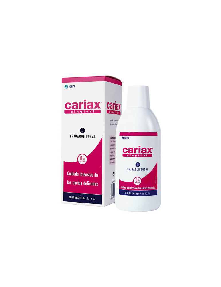 KIN CARIAX GINGIVAL ENJUAGUE BUCAL 500 ML ROSA