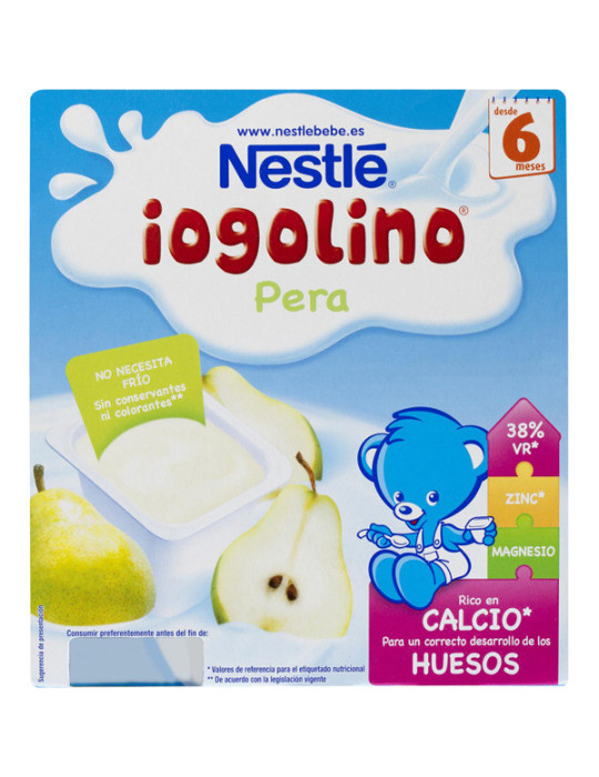 NESTLE IOGOLINO PERA 100 G 4 TARRINAS