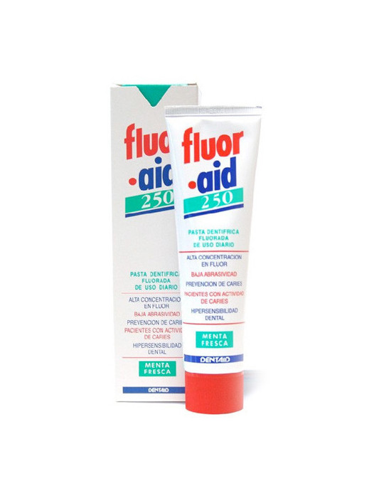 FLUOR AID 250 CREMA DENTAL 100 ML VERDE