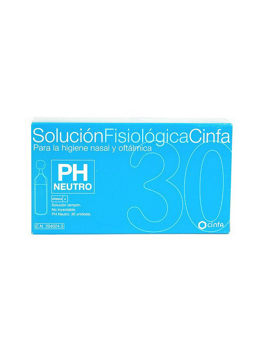SUERO FISIOLOGICO CINFA 30 UNIDOSIS