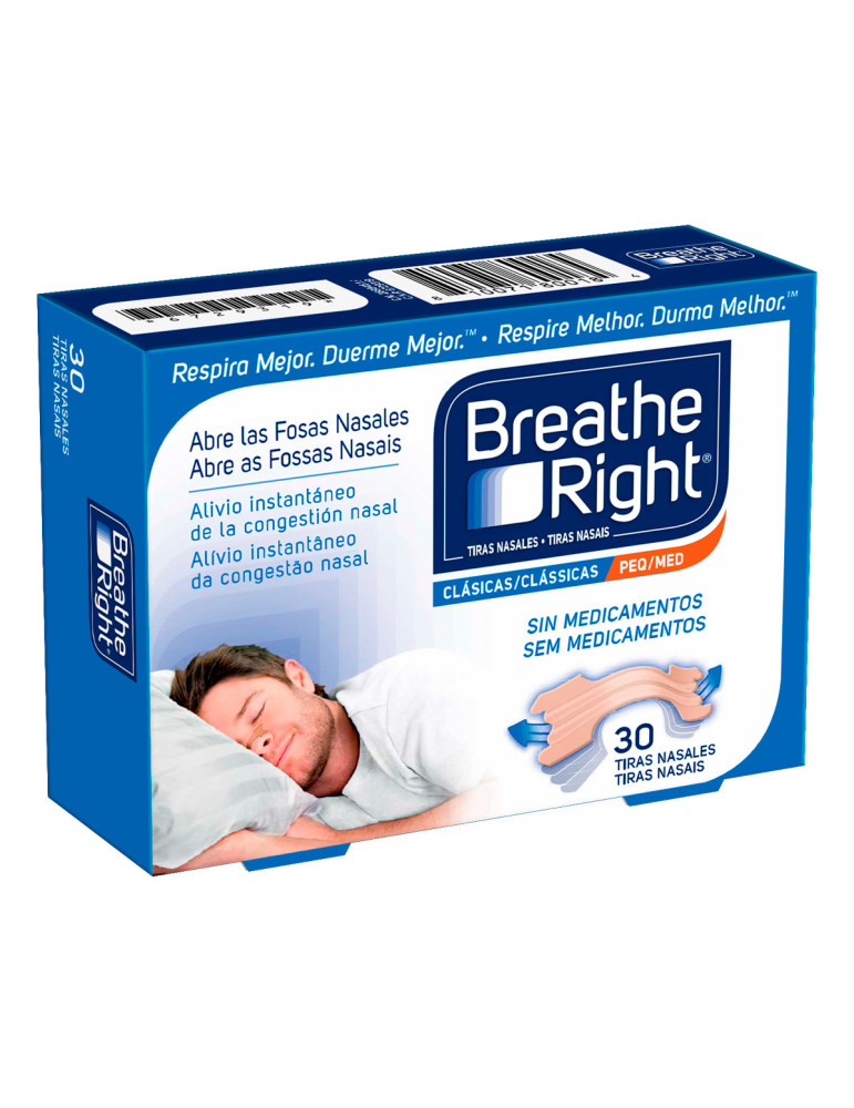 BREATHE RIGHT TIRAS NASALES T- PEQ-MED 30 U