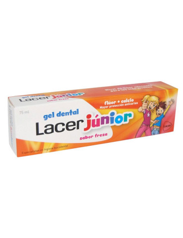 LACER JUNIOR GEL DENTAL 75 ML FRESA