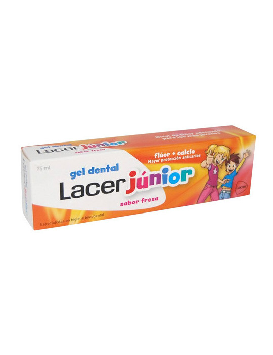 LACER JUNIOR GEL DENTAL 75 ML FRESA