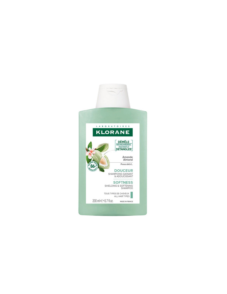 KLORANE CHAMPU LECHE DE ALMENDRAS 200 ML