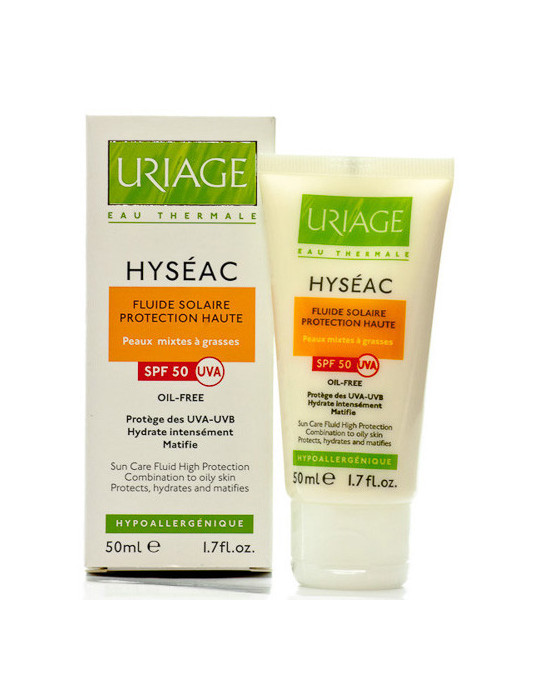 URIAGE HYSEAC SOLAR SPF 50 FLUIDO SOLAR 50 ML