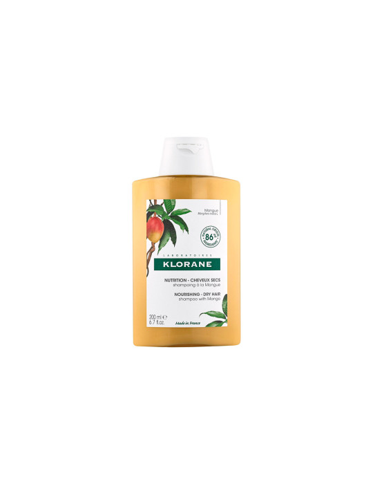 KLORANE CHAMPU NUTRITIVO MANGO 200 ML