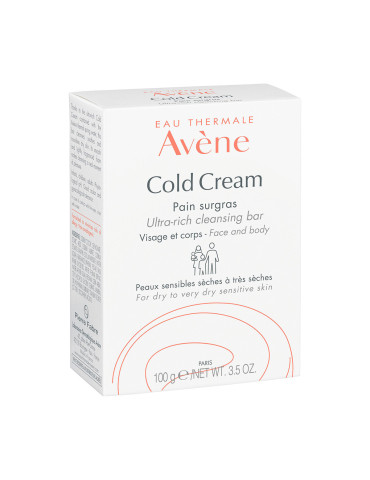AVENE COLD CREAM PAN LIMPIADOR 100 GR
