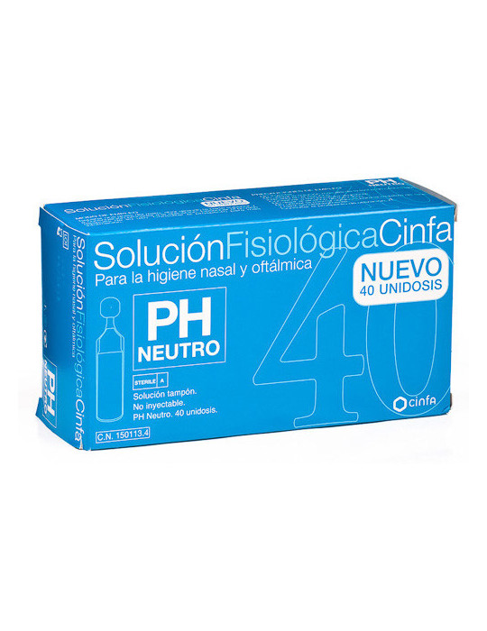 SUERO FISIOLOGICO CINFA 40 UNIDOSIS
