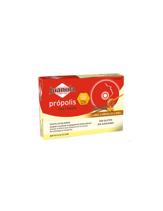 JUANOLA PASTILLAS BLANDAS PROPOLIS + REGALIZ 48