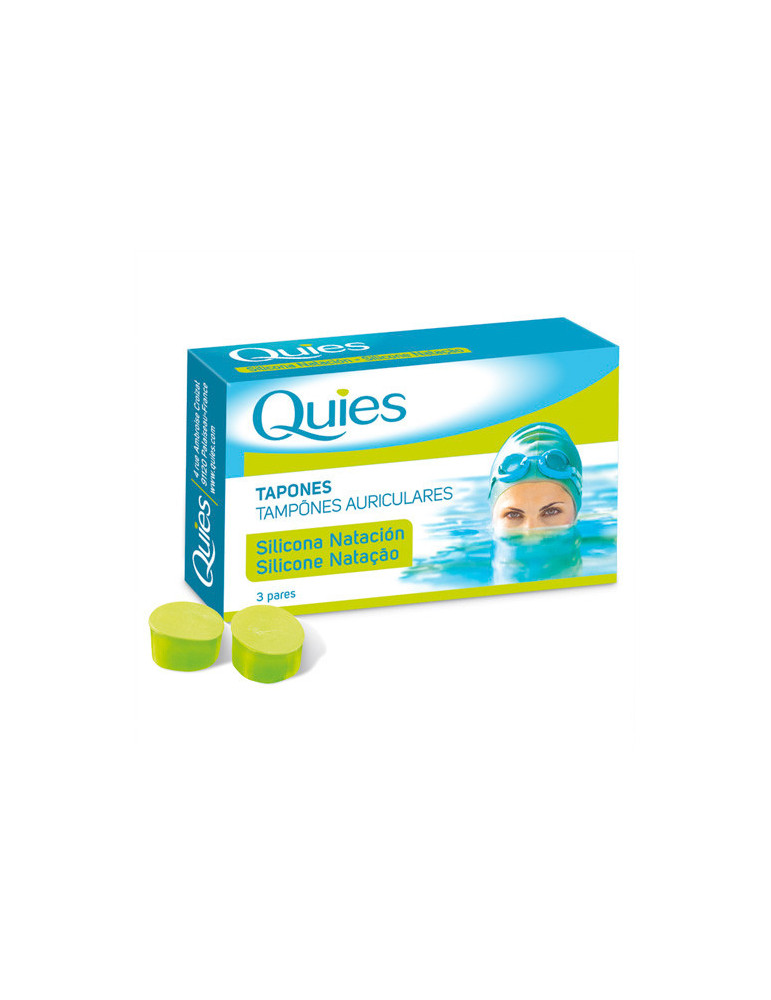 TAPONES SILICONA NATACION QUIES