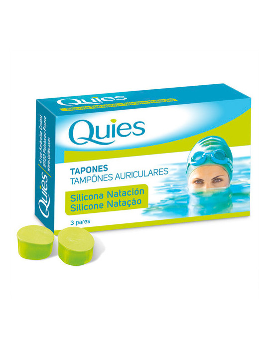 TAPONES SILICONA NATACION QUIES