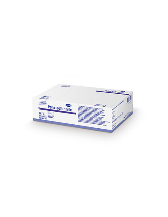 GUANTES DE NITRILO PEHA-SOFT NITRILE MED 100UN