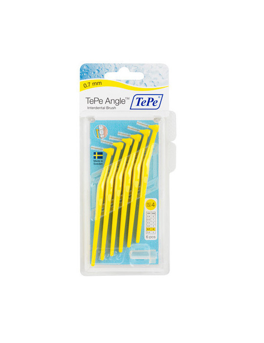 CEPILLO INTERDENTAL TEPE ANGLE 0.7 MM AMARILLO