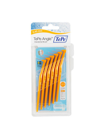 CEPILLO INTERDENTAL TEPE ANGLE 0.45 MM NARANJA