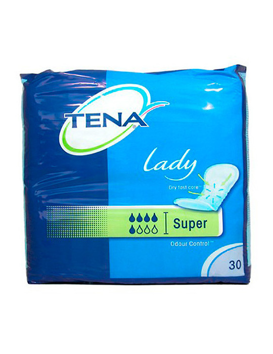 TENA LADY INCONTINENCIA SUPER 30 UNID