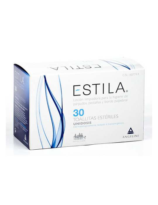 ESTILA TOALLITAS ESTERILES MONOUSO 30 TOALLITAS
