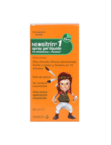 NEOSITRIN 100% SPRAY ANTIPIOJOS GEL LIQUIDO 60ML