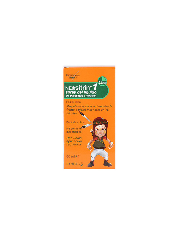 NEOSITRIN 100% SPRAY ANTIPIOJOS GEL LIQUIDO 60ML
