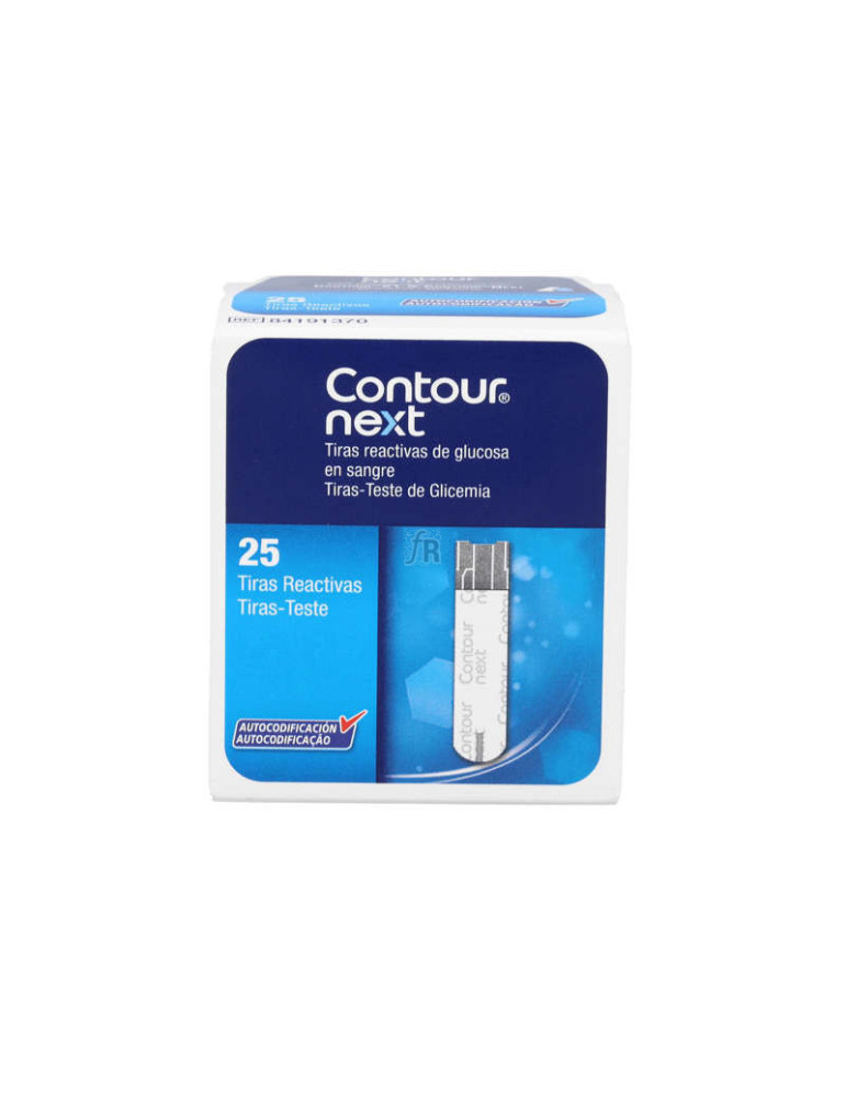 CONTOUR NEXT 25 TIRAS GLUCOSA