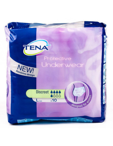 TENA SILHOUETTE CINTURA ALTA BRAGA ABSORB BLANCO