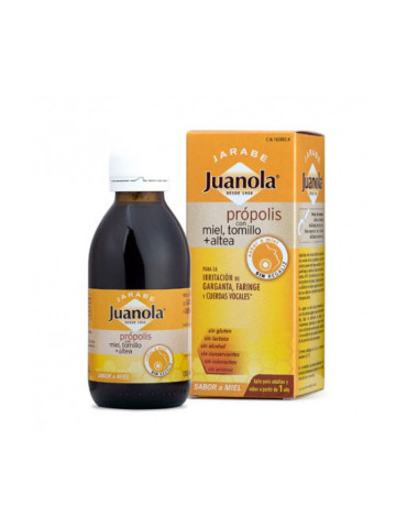 JUANOLA JARABE PROPOLIS MIEL TOMILLO ALTEA 150ML