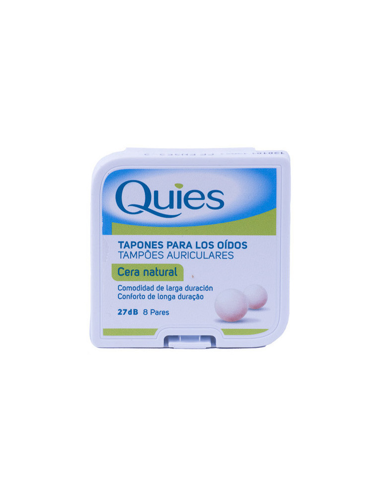 TAPONES OIDOS CERA NATURAL 16 U QUIES