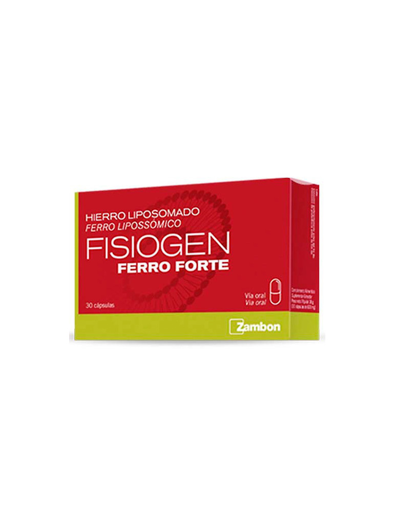 FISIOGEN FERRO FORTE CAPS 30 CAPS ROJO