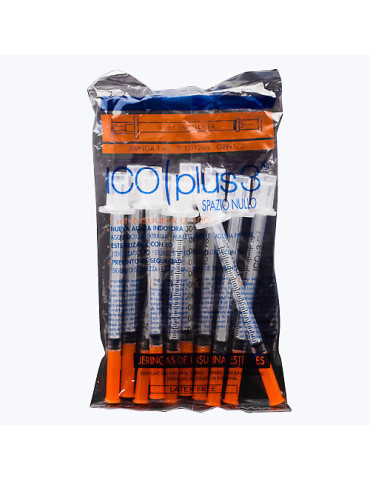 JERINGA DE INSULINA 10UDS ICO PLUS 3 1 ML A:0.33