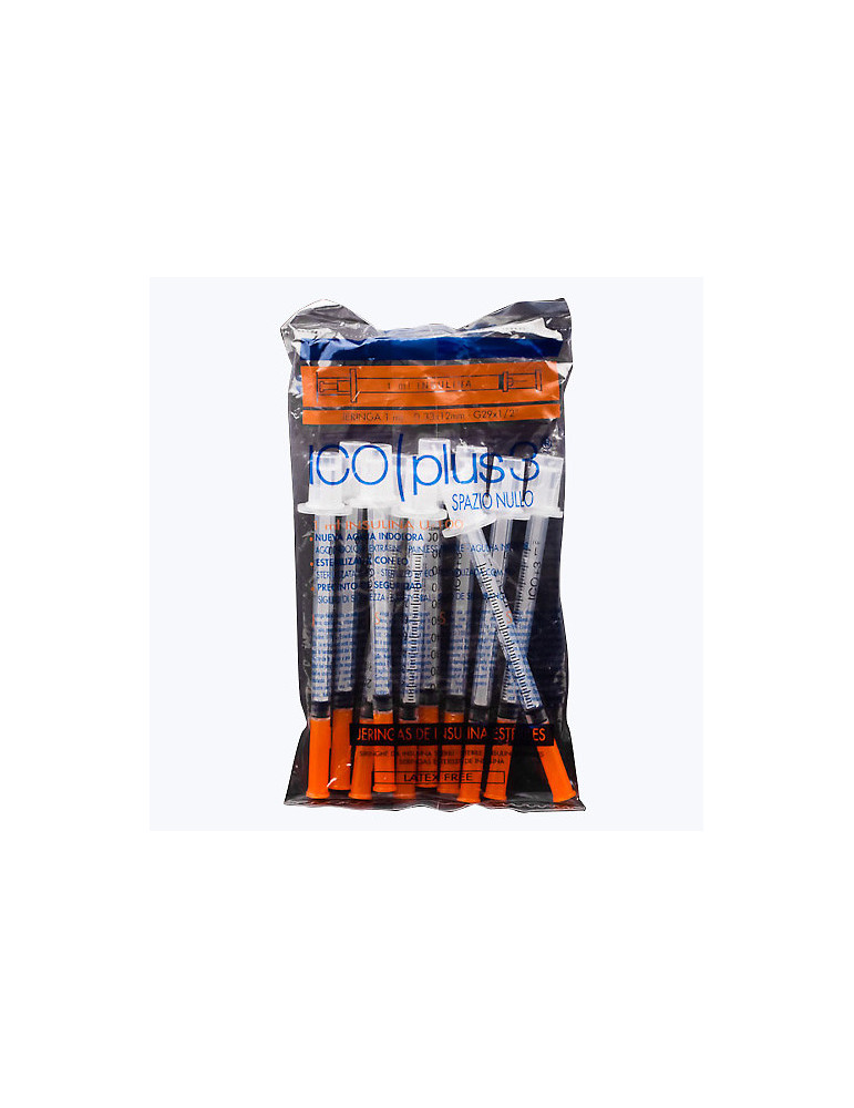 JERINGA DE INSULINA 10UDS ICO PLUS 3 1 ML A:0.33