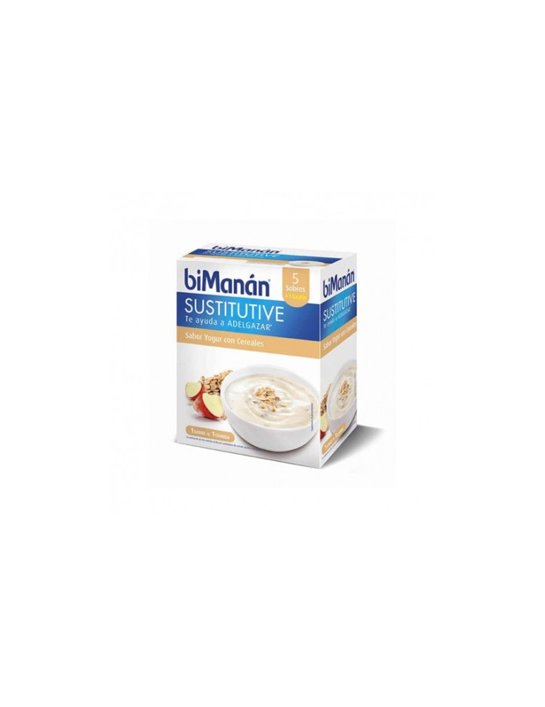 BIMANAN CREMA YOGUR CON CEREALES 6 SOBRES