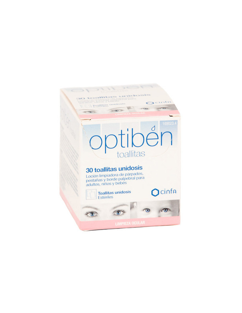 OPTIBEN 30 TOALLITA LOCION LIMPIADORA HIGIENE