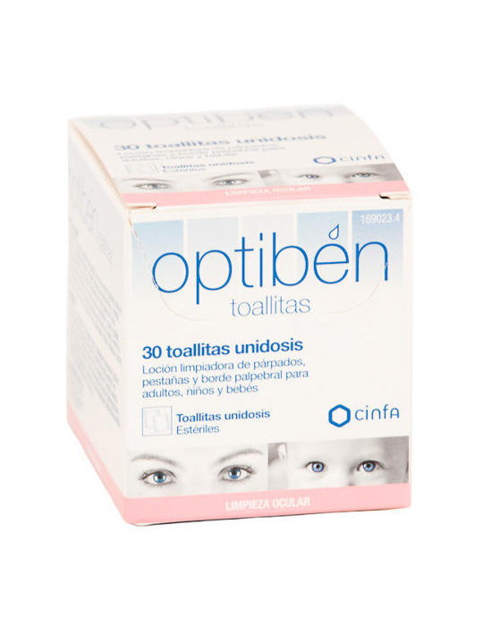 OPTIBEN 30 TOALLITA LOCION LIMPIADORA HIGIENE