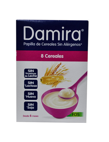 DAMIRA PAPILLA 8 CEREALES FOS 600 G  (300 G 2 EN