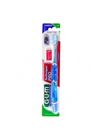CEPILLO DENTAL ADULTO GUM 528 TECHNIQUE PRO COMP