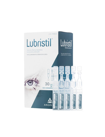LUBRISTIL SOLUCION OFTALMICA LUBRICANTE 30 MONOD