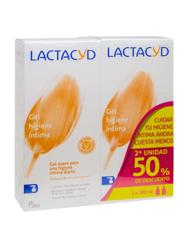 LACTACYD INTIMO GEL SUAVE PACK 200 ML 2 U