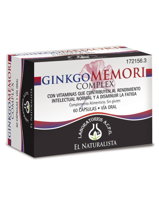 EL NATURALISTA GINKGOMEMORI COMPLEX 84 MG 60 CAP