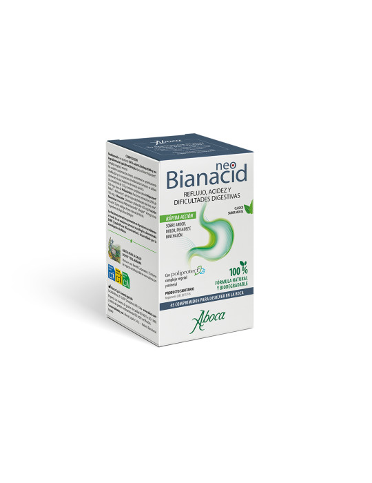 NEOBIANACID ACIDEZ REFLUJO 45 COMP MASTICA ABOCA