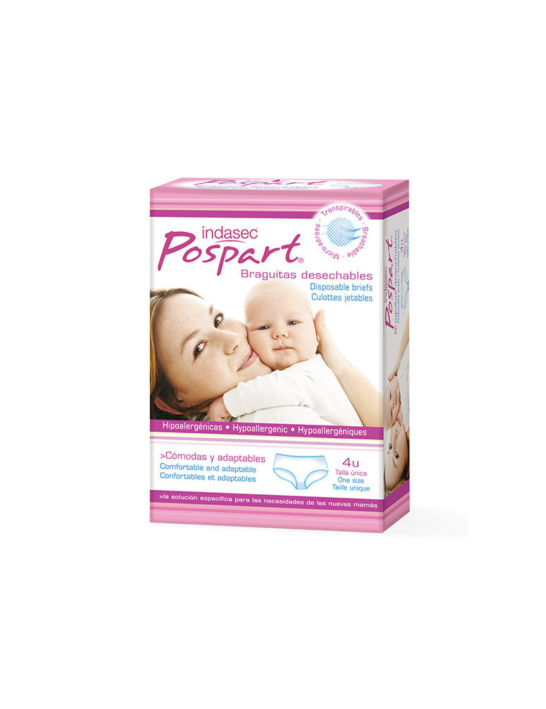 INDASEC POSPART BRAGA DESECHABLE T-UNICA 4 U