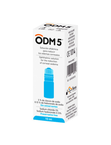 ODM 5 ANTIEDEMICO CORNEAL SOLUCION OFTALMICA HIP