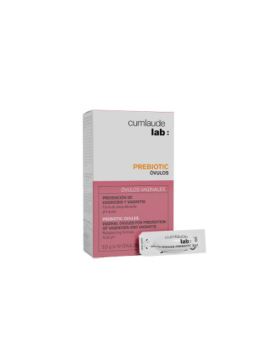 CUMLAUDE LAB: PREBIOTIC 10 OVULOS VAGIN