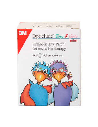 OPTICLUDE PARCHES OCULARES IMP MINI CON DIBUJOS