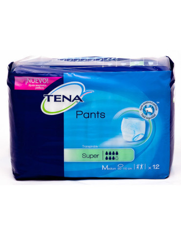 TENA PANTS SUPER MEDIANO 12 UNID