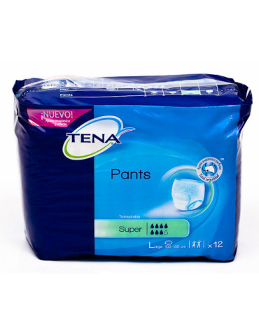 TENA PANTS SUPER GRANDE 12 UNID